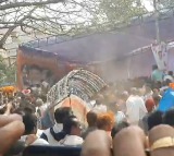 Stage Collapses in Kakinada; Yanamala and Others Fall Down