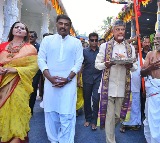 Megha Krishna Reddy Asked to Adopt Gudlavalleru Mandal: Chandrababu