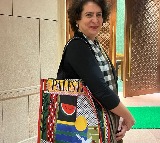 Priyanka Gandhi carries Palestine bag to Parliament