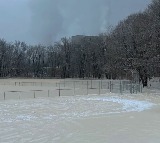 Rumford in Maine experienced an unusual brown coloured snow blanketed the area