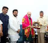Andhra CM Chandrababu Naidu calls on HM Shah