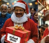 AAP Uses AI To Create Santa Kejriwal Avatar In Christmas Greetings