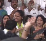 Kavitha praises kcr and NTR
