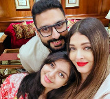 Abhishek, Aishwarya start New Year on a family note