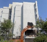 Hydra Demolitions At Madhapur Ayyappa society