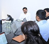 Nara Lokesh reviews on AP Model School Education