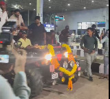 Nitish Kumar Reddy receives hero's welcome in Visakhapatnam after Test tour of Australia