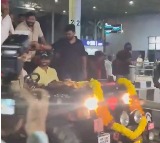 Nitish Kumar Reddy Receives Grand Welcome at Visakhapatnam Airport After Australia Tour