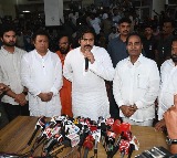 Jagan enters hospital while Pawan Kalyan talking with media