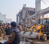 An under construction Railway station building collapsed In UP
