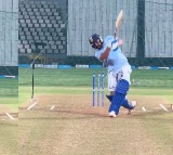 Rohit Sharma Practice for Champions Trophy Video goes Viral