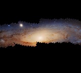 andromeda galaxy panorama decade of hubble observations
