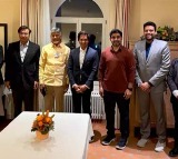 Chandrababu Naidu and Lokesh Discuss Investments with Lakshmi Mittal