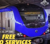Chennai to Host Second India-Australia T20; Free Metro Services Announced