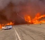 Los Angeles wildfires New Hughes Fire forces evacuation people