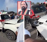 Minister Uttam Kumar Reddy Escapes Accident