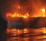 Three injured as two boats catch fire in Hyderabad’s Hussain Sagar lake