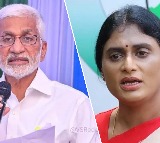 Vijayasai Reddy meets YS Sharmila at her home in Hyderabad