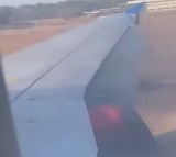 Plane Catches Fire On Runway Fliers Scream Please Get Us Out