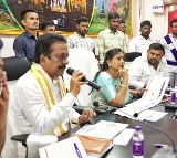 Home Minister Vangalapudi Anitha Reviews Brahmotsavam Arrangements in Srikalahasti