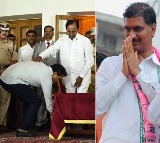 KTR and Harish Rao Extend Birthday Wishes to KCR