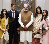 Former UK PM Rishi Sunak, his family meet PM Modi