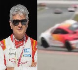 Car Flips Over During Racing: Actor Ajith Kumar Escapes Another Major Accident!