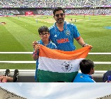 India-Pakistan Match in Dubai: Nara Lokesh Attends the Event with Son