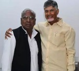 Congress Senior Leader V Hanumantha Rao Meets AP CM Chandrababu