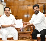 Revanth Reddy seeks fair share of Krishna water for Telangana