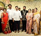 Minister Nara Lokesh Attends Wedding Reception of MLA Bode Prasad's Son