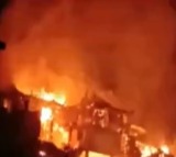 Fire accident in Hyderabad Bahadurpura
