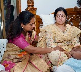 Kavitha visits Theegala Krishna Reddy family