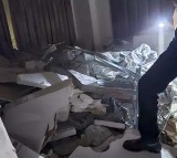 hotel roof collapses in tirupati