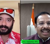 VC Sajjanar chit chat with Naa Anveshana Youtuber