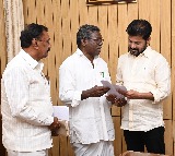 Gummadi Narsaiah meets Revanth Reddy