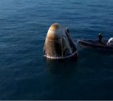Unplanned welcome: Dolphins greet astronauts as they return home after extended space mission