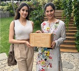 Upasana Delivers Special ‘Athammaas Kitchen’ Kit to Janhvi Kapoor on RC16 Sets