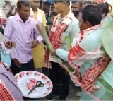 Assam MLA Beats Employee with Banana Stem Video Goes Viral