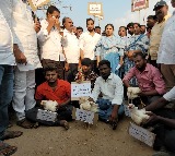 Boma Akhila Priyas Unique Protest with Broiler Chickens