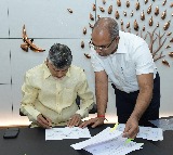 Chandrababu Naidu Signs First File for Ugadi Aid to Poor