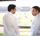 Minister Nara Lokesh Watches IPL Match with Jay Shah in Visakhapatnam