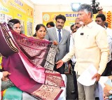 Chandrababu Naidu Buys Silk Saree for Bhuvaneswari