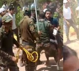 HCU Protest Turns Violent Police Lathi Charge on Students