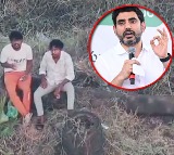 Nara Lokesh Shares Viral Drone Video of Youth Drinking Near College