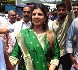 Actress Rambha Visits Tirumala on Wedding Anniversary