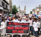 Protests in Hyderabad, other Telangana cities against Waqf (Amendment) Act