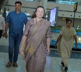 Pawan Kalyan’s Wife Ana Konidela Arrives in Renigunta Ahead of Tirumala Temple Visit
