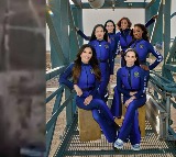 Katy Perry, all-female crew tour the edge of space with Blue Origin