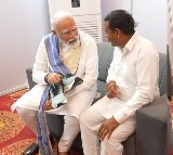 14 years barefoot, a dream fulfilled: PM Modi meets devoted follower, places shoes on his feet